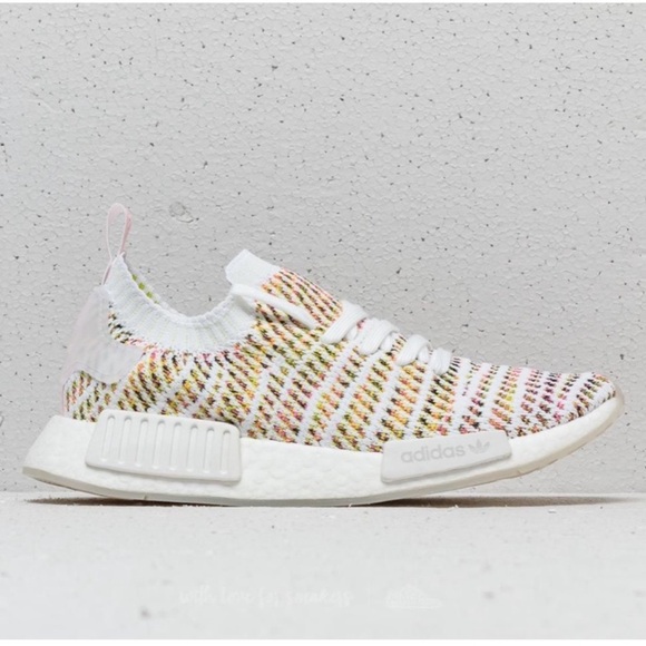 Adidas Originals NMD R1‎ Solar Multi Primeknit Shoes sz 6,5 - Picture 9 of 10